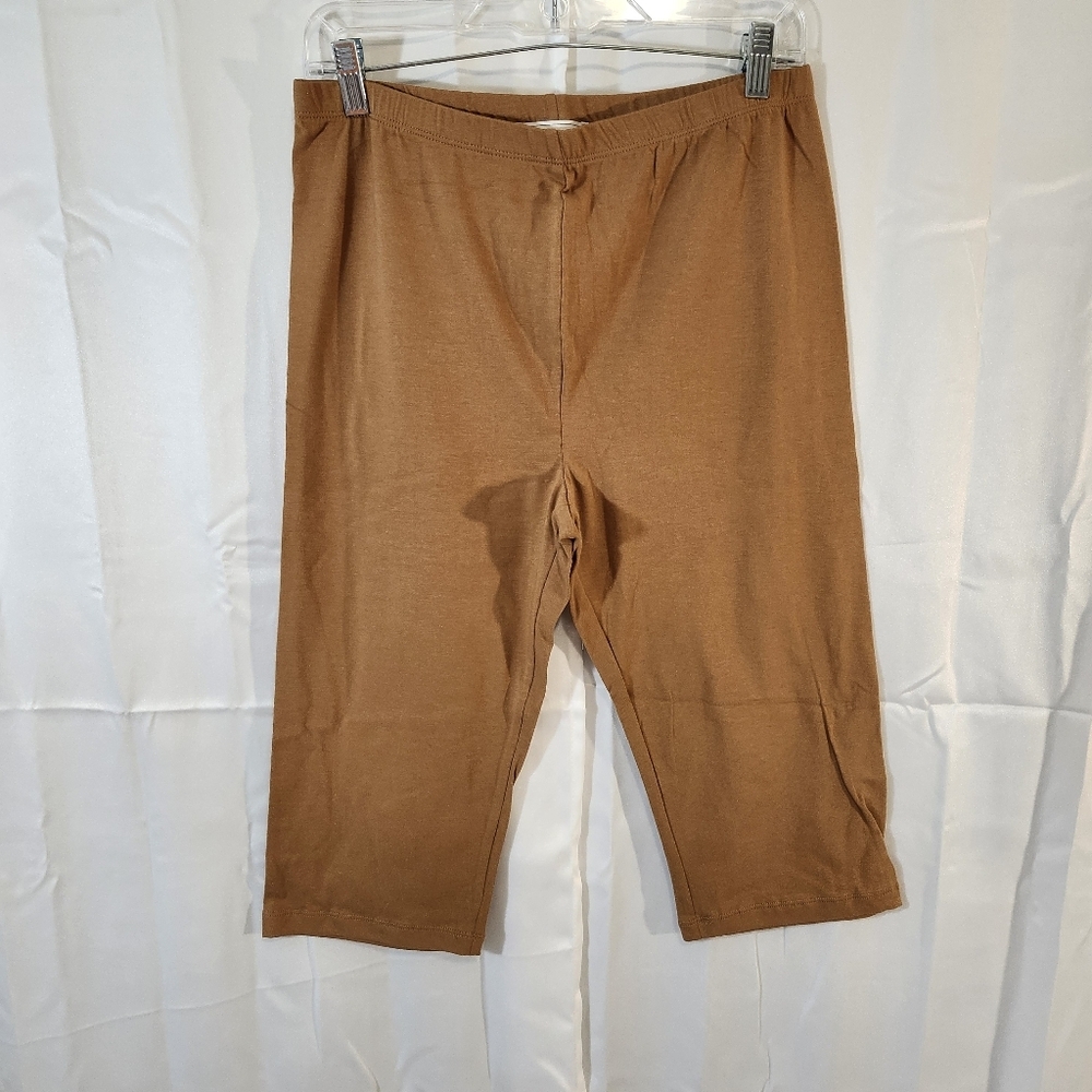 Zenana Brown Knee-length Shorts